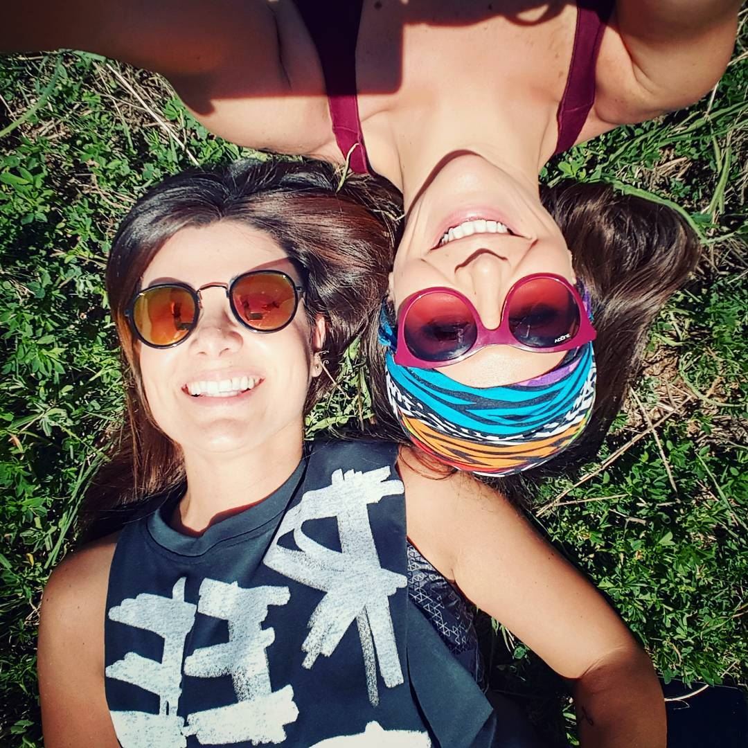 And this is how we rest 😊❤ مشوار_مع_مغوار  sisterlove  naturelovers ... (Al Shouf Cedar Nature Reserve)