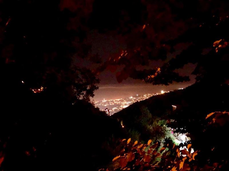and tonight.. i'll fall asleep with you in my heart nightscape love... (Ghosta, Mont-Liban, Lebanon)