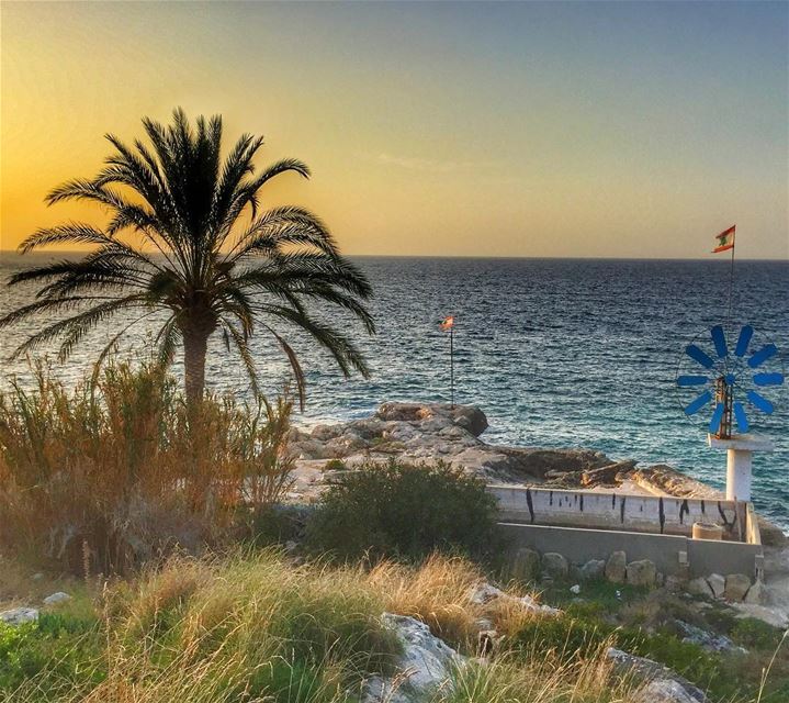 Anfeh...❤️  anfeh  lebanon  northlebanon  sea  sunset  nature  igers ... (Enfeh)
