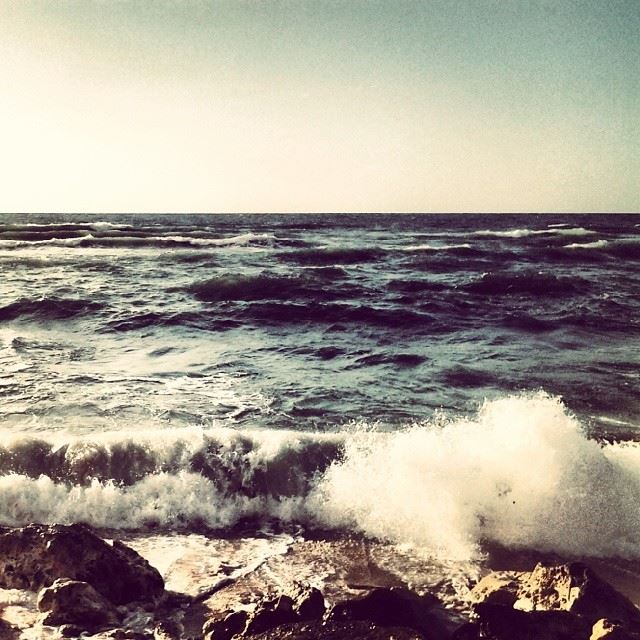Angry sea...  nature  TripoliLB  instaTripoli  welovetripoli  ig_lebanon ...