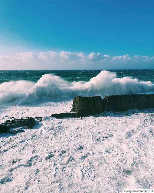 Angry seas 🌊.....  sea  beach  instagood   waves  webstapick ...