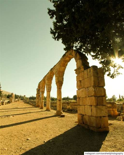 Anjar Heights🏛..... saraheidphotography  lebanon  livelovelebanon  ... (`Anjar, Béqaa, Lebanon)