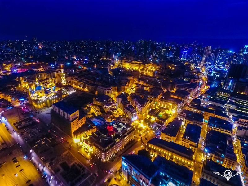 Another drone view of downtown Beirut@dronekoning  dji  phantom4 ...