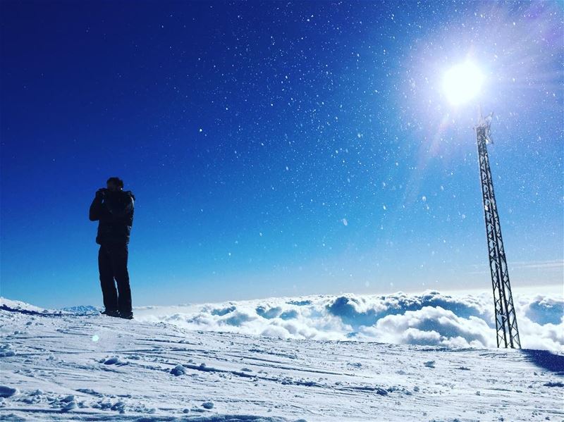 Another goal achieved! Snowshoeing from Qanat Bakish to Mzaar..........