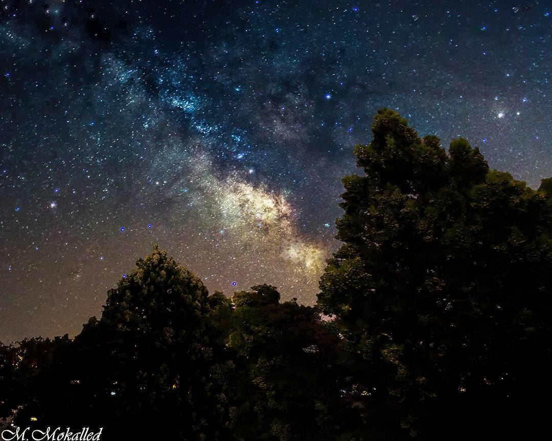 Another Milkyway Pic is here 😍, 5 shots stacked in photoshop , each 15sec... (Jarmaq, Al Janub, Lebanon)