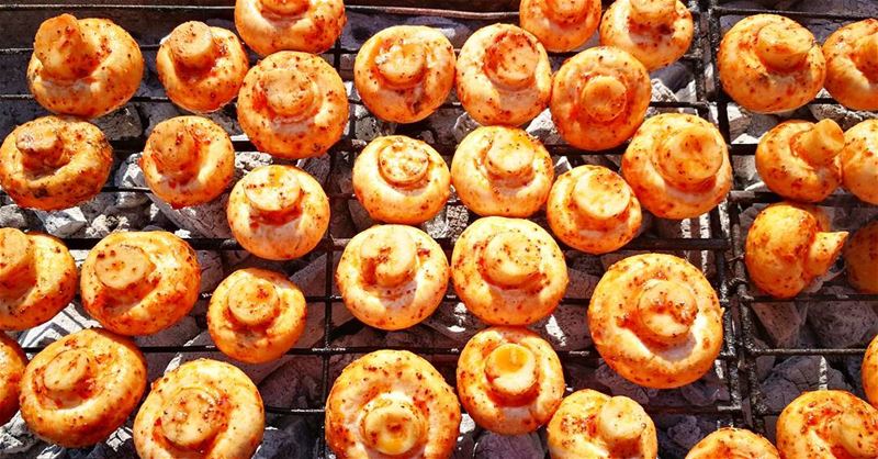 appetizer is ready now!! who wants some??  sunday  lunchtime  mushrooms ...