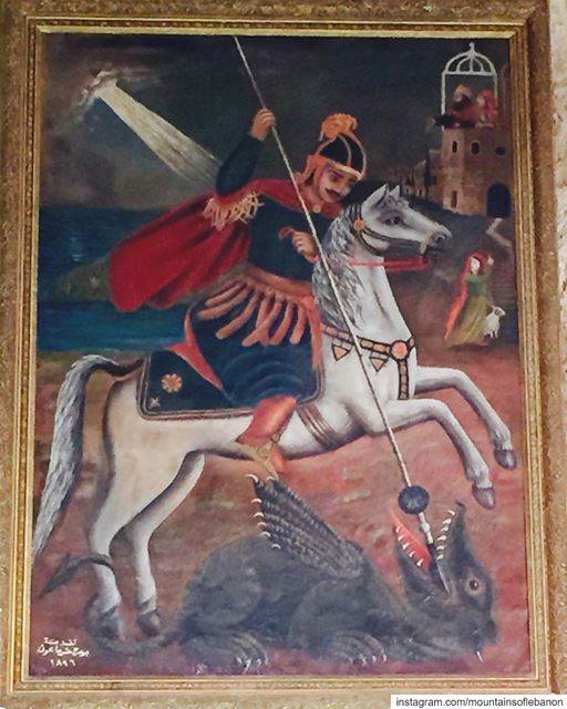 April 23 St Georges Feast Day! Saint Georges is the Saint Patron of Beirut! (Paroisse St. Georges Hadat)