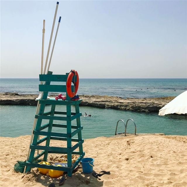 April beach 🏖🌊••••••••••••••••• Lebanon  thisislebanon ... (Lazy B)