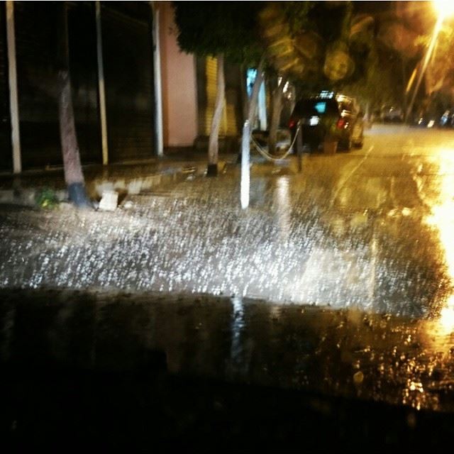 April's snow, beirut with love :-) weather beirut lebanon spring snow rain storm thunder BeirutCity Lebanese