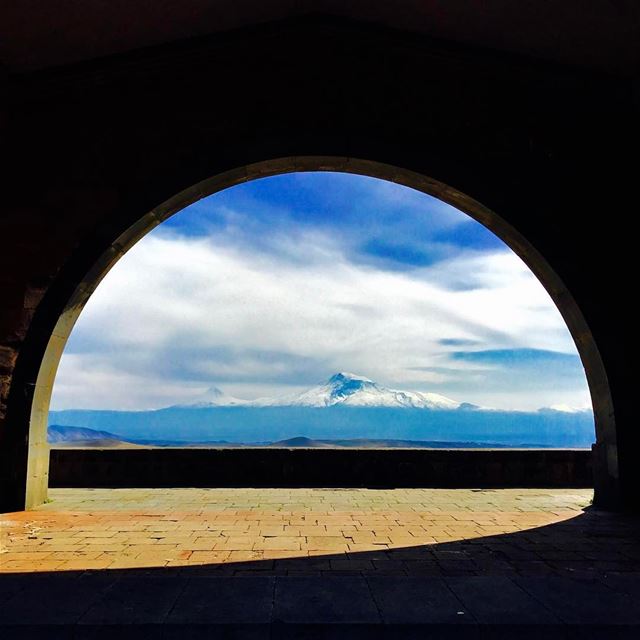 Arch of Charents (architect: Raphael Israyelian) was built in 1957, with a... (Ararat Charents Arch)