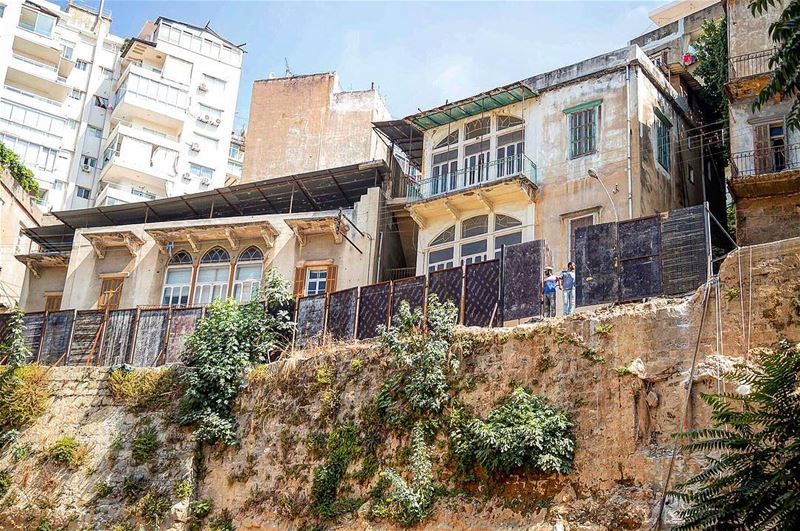  architecture  architecturelovers  architecturephotography  oldhouses ... (Mar Mikhael-Armenia The Street)