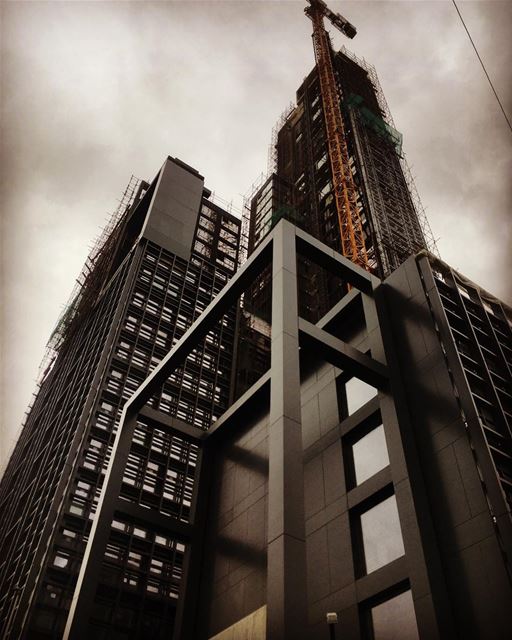  architecture of  beirut  lebanon  shot while driving  spooky  weather ...