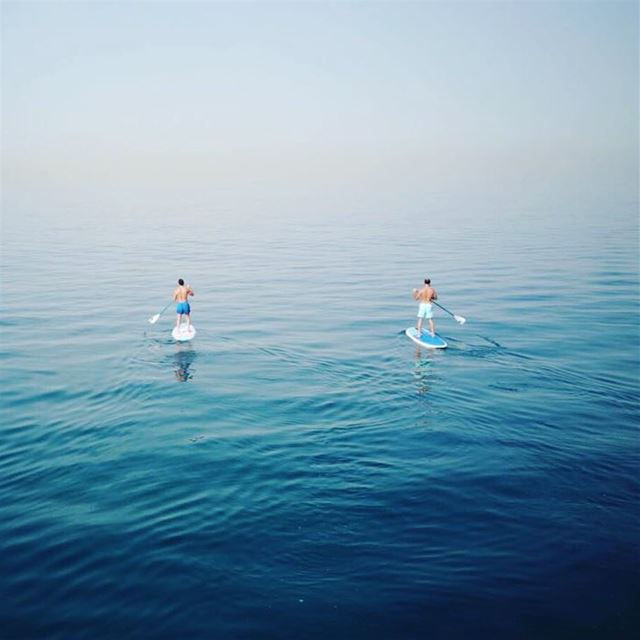 Are we there yet? Said none of us 😎 standuppaddle  mediterraneansea ... (Mediterranean Sea)