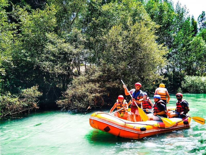 Are you ready for a happy weekend?!Photo by @firassafwan rafting ... (El Hermel, Béqaa, Lebanon)