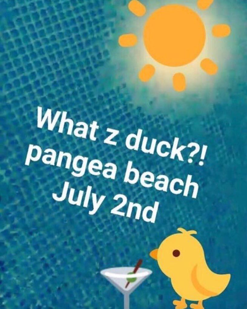 Are you ready to finally Meet Z DUCK!? 🐤🐤you're lucky - we are giving a... (Pangea Beach Resort)