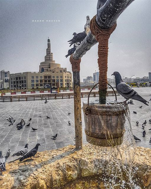 Art is the daughter of freedom. *  Friedrich Schiller * insta_lebanon ... (Souq Waqif)