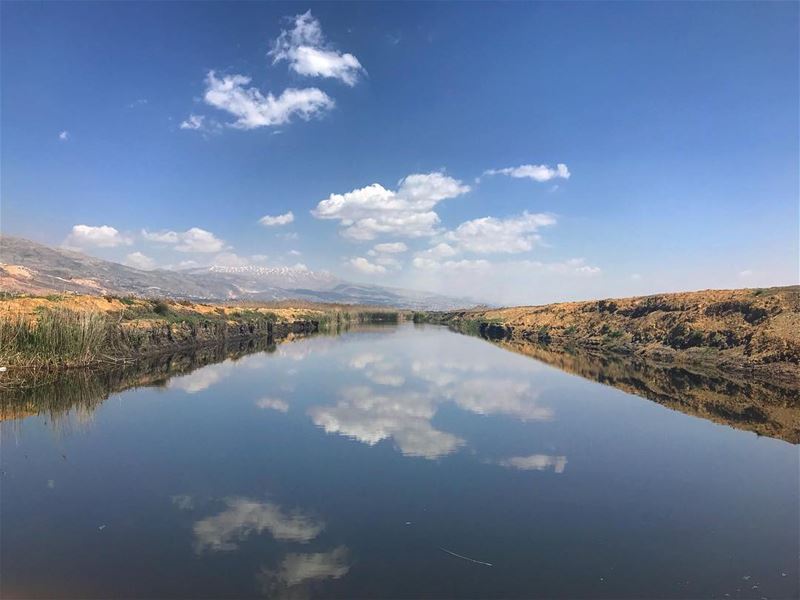 As beautiful as a lake ... ‼️....................... (West Bekaa)