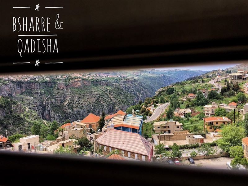 As seen from the domes of St. Seba Cathedral...  bsharre  livelovelebanon ... (Bcharreh, Liban-Nord, Lebanon)
