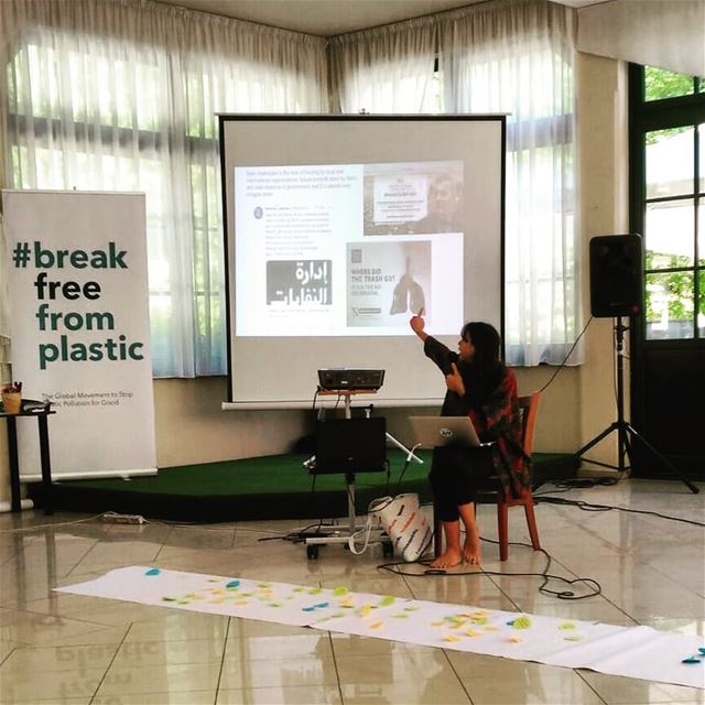 At  ZeroWaste Europe presenting  balaplastic, the  ecosouk, pushing for ... (Park Maksimir, Zagreb)