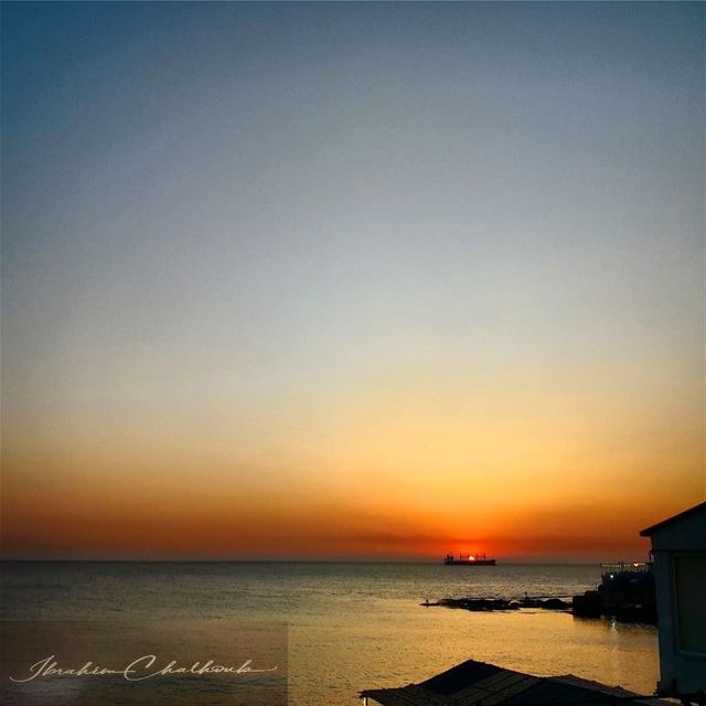 Atardecer en la ciudad del mar -  ichalhoub in  Batroun north  Lebanon...