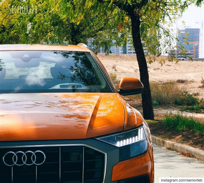 Audi’s Q8 Matrix LED 🔥❤️———————————————————————— @seniorleb @audi @audimid (Dubai, United Arab Emirates)