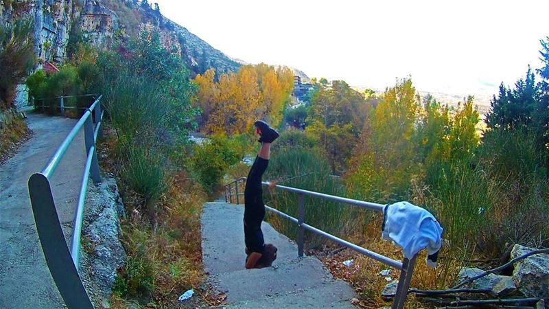 Autumn mornings on a whole new level 🍁  themountaineers ... (Ehden, Lebanon)