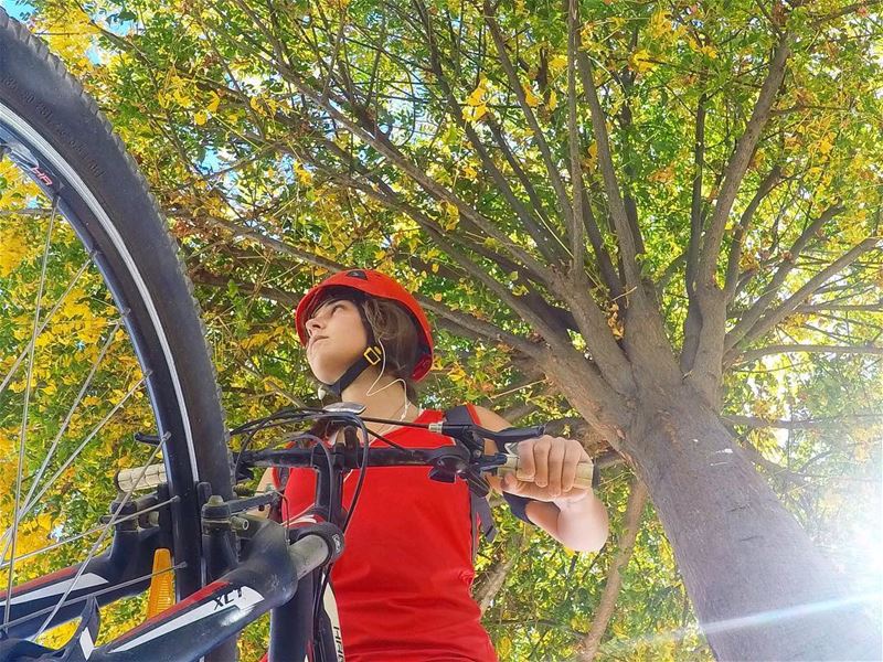  Autumn ride 🍁 • 🚲• 🚲• 🚲• 🚲 MyLifeAMoi  Lebanon  Bike ... (Broummâna, Mont-Liban, Lebanon)