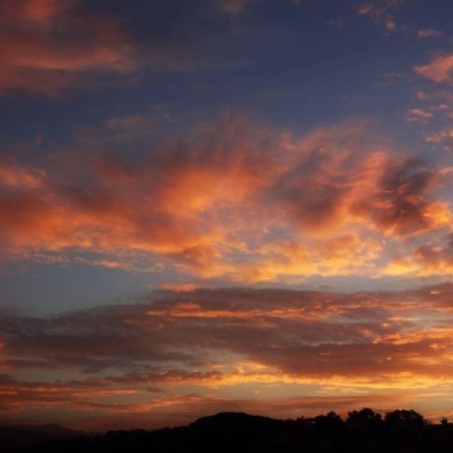  autumn sunrise 6 am colors multicolors view broumana lebanon...