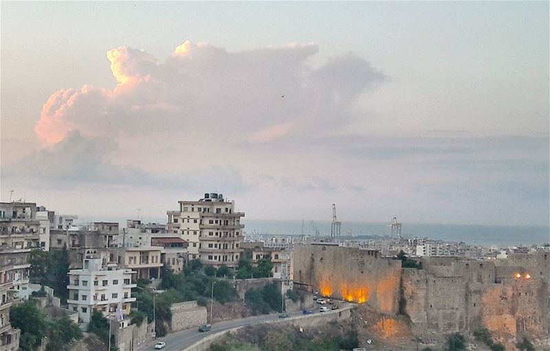 Autumnal sunset 🌅  LiveLoveTripoli   TripoliLB  Tripoli   Sea ... (Tripoli, Lebanon)