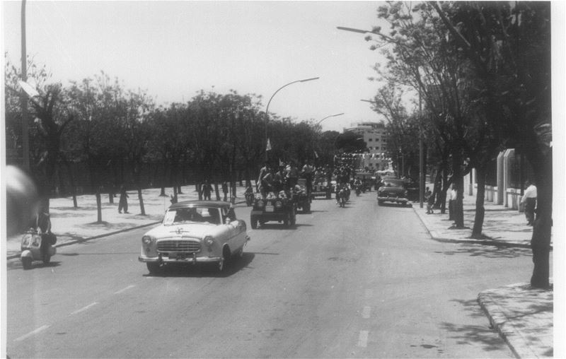 Avenue Near Horsh Beirut  1958