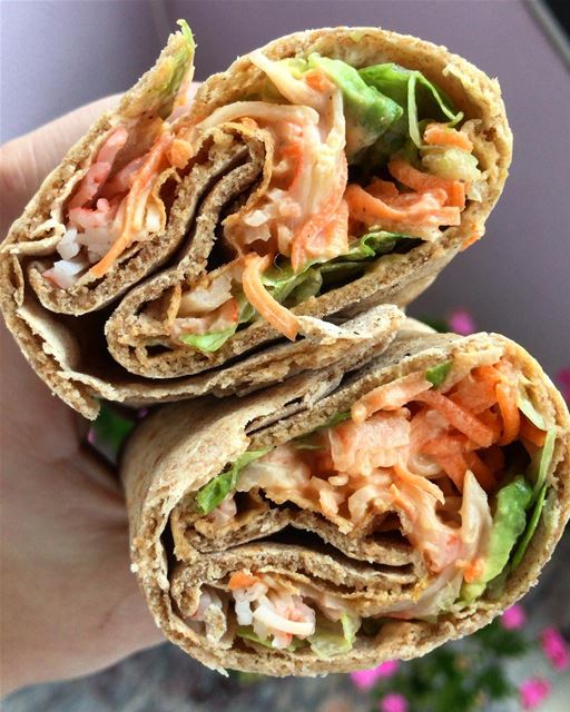 Avocado Crab Wrap 🌯 from @furnbeaino... beirut  lebanon  zoukmikael ... (ذوق مكايل)