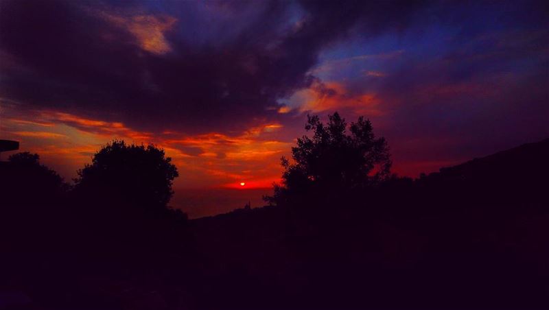  awesomesunset  beautiful  awesome  mountains  photo  picture  nature ... (Harîssa, Mont-Liban, Lebanon)