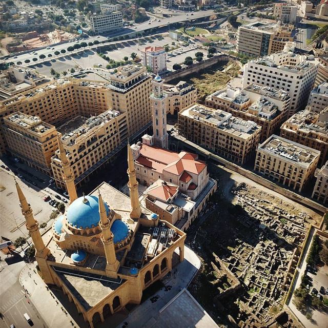 B E I R UT 🇱🇧⛪🕌By @nagsm  DowntownBeirut  BeirutDowntown  Beirut ... (Downtown Beirut)