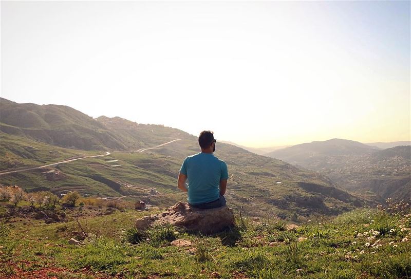 B Y H E R 💎 nature  heaven  today  lebanon  mountains  sannine  green ... (Sannin, Mont-Liban, Lebanon)