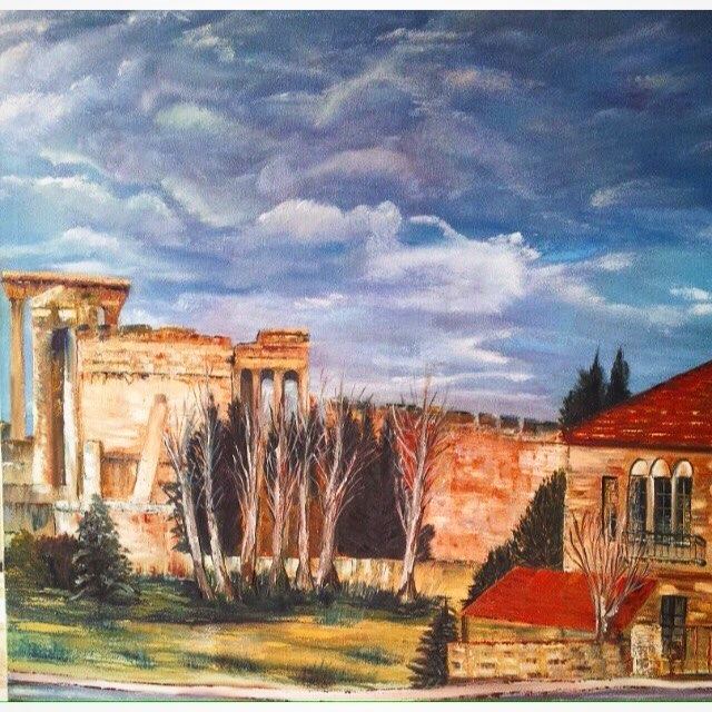 Baalbeck OilPainting 