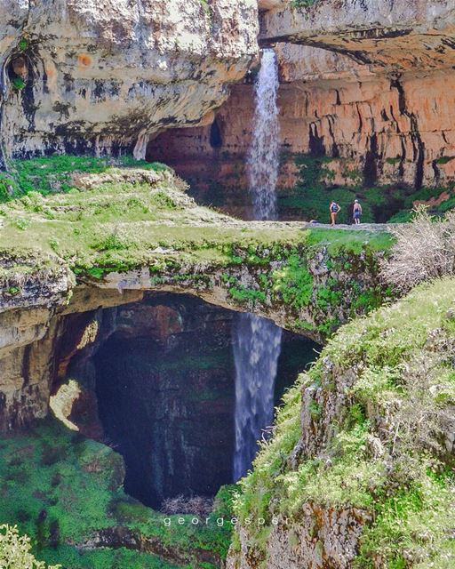 Baatara Waterfall • Tannourine, Lebanon 🇱🇧..... photoshop ... (Baatara gorge waterfall)