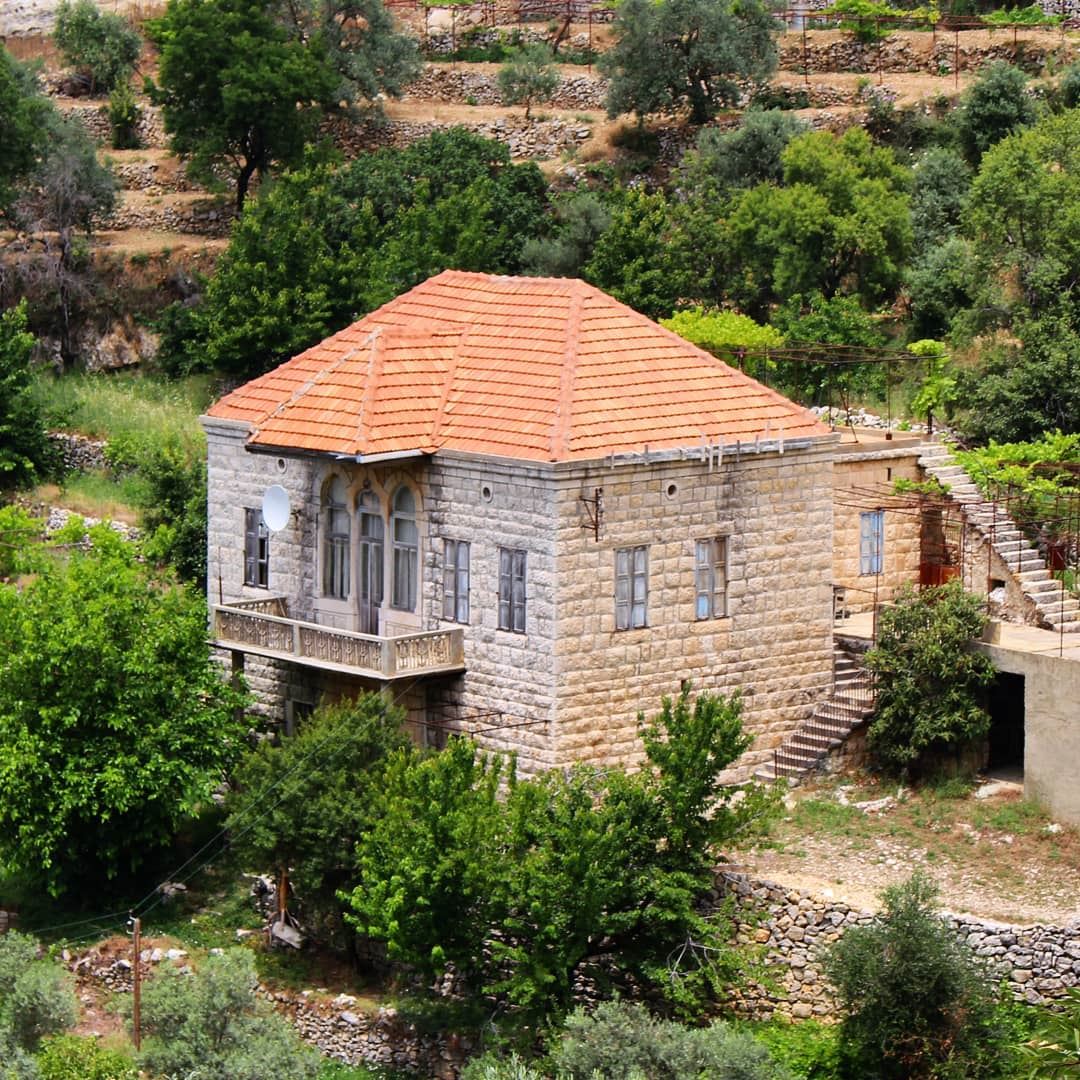 Back to the roots! house  villagelife  lifegoals  brickroof  nature  land... (Lebanon)