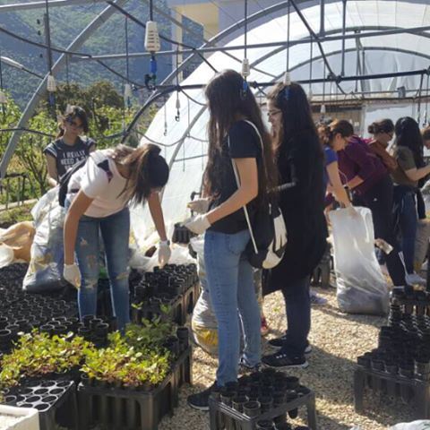 Back to work!  JabalMoussa nurseries  sscckfarhbab  ecotourismlebanon ... (Jabal Moussa)