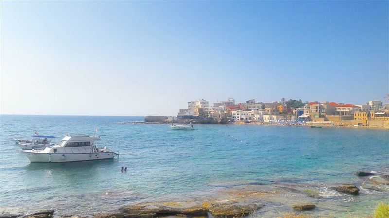 Bahsa bay  summervibes  summerday  boats  Swimming  main_vision  Lebanon ... (NCMS-National Center for Marine Sciences  / CNRS-Lebanon)