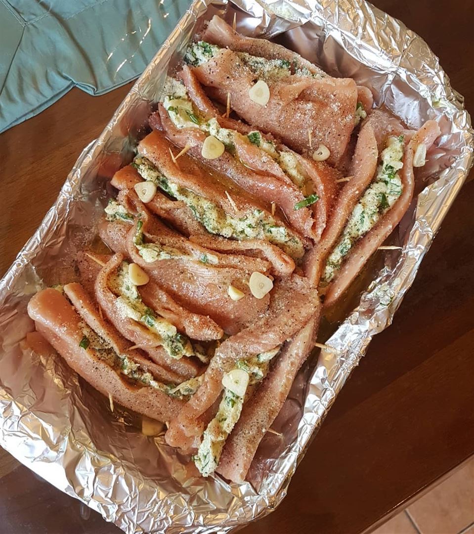 Baked Spinach & Cheese Stuffed Salmon 🐟Ingredients🌸1 kg of salmon... (Laval, Quebec)