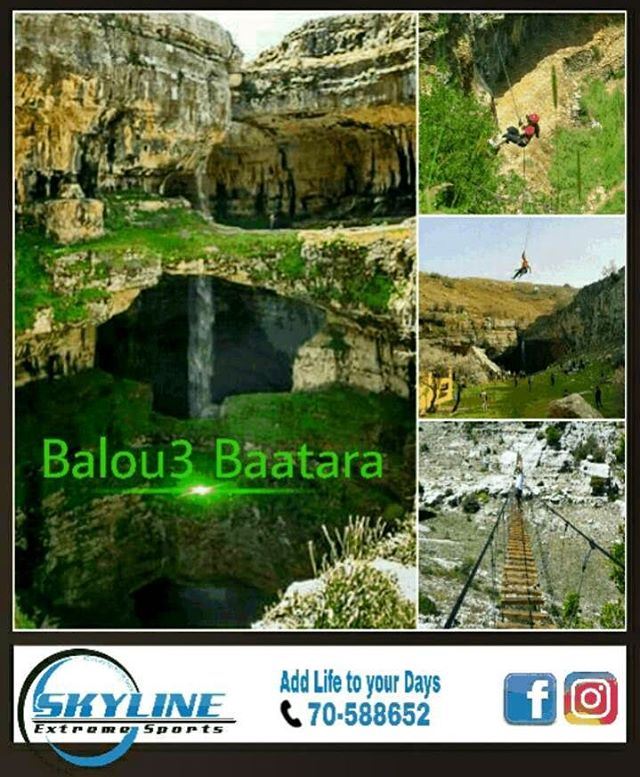 Balou3 Baatara  Adventure Day join us this sunday 28th of May Rappel, ...