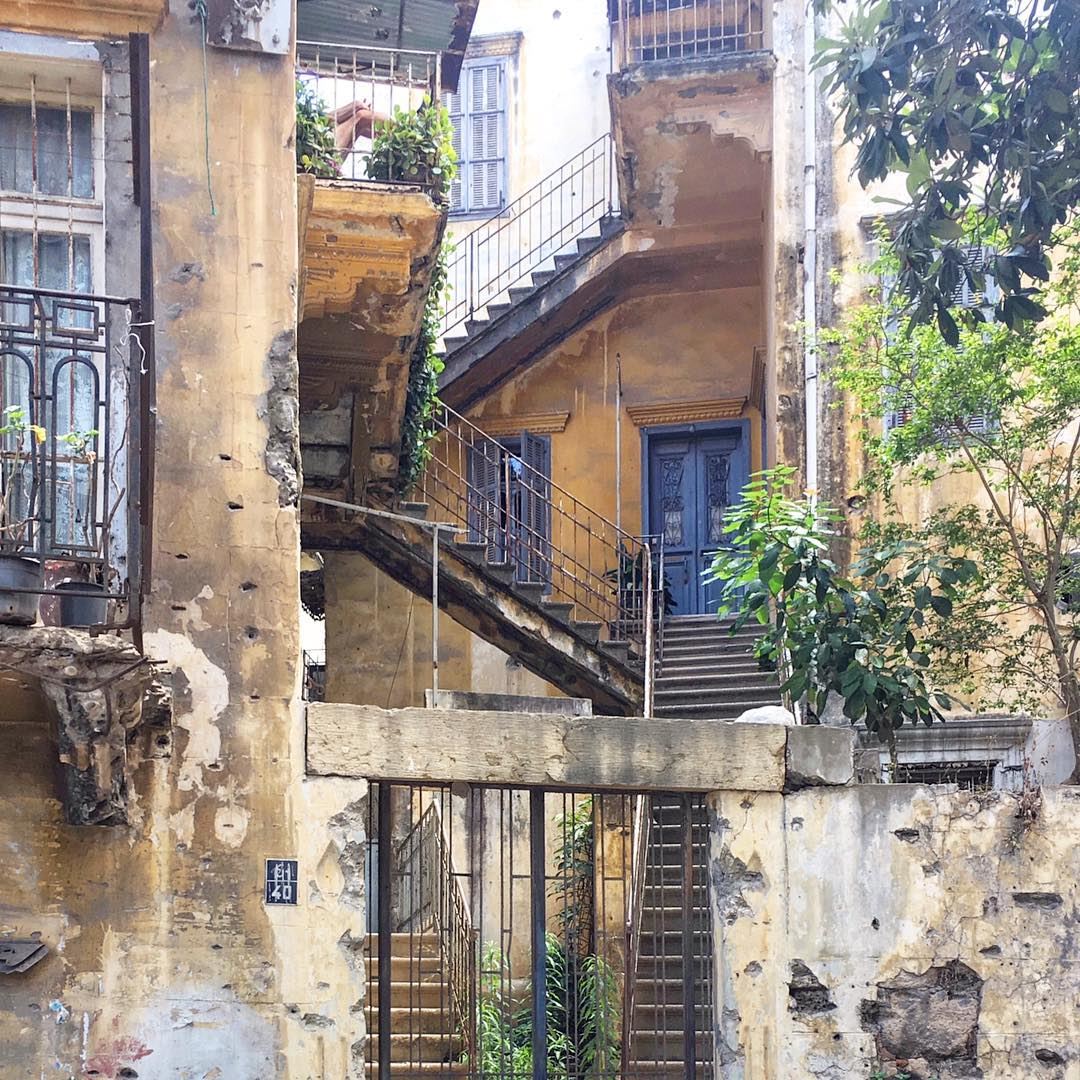 barely keeping it together 🏚 | ٤٠••• ihavethisthingwithbeirut  urban ... (Beirut, Lebanon)