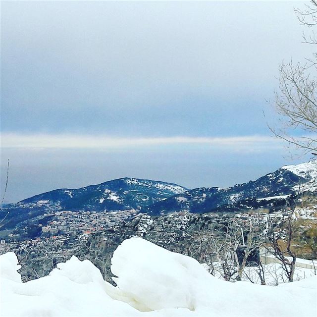  Baskinta ❄❄❄  Lebanon  Lebanese  Alps  AlMaten  Sannine   landscape  ... (Baskinta, Lebanon)