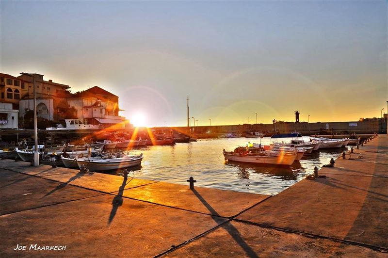 Batroun Bay.  batroun  lebanon  bay  mina  boat  sun  sunset  sky  water ...
