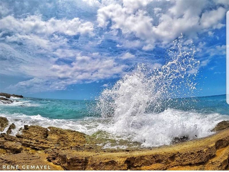  batroun  beach  summer  waves  sea  mediterraneansea  batrounbeach ... (Batroûn)