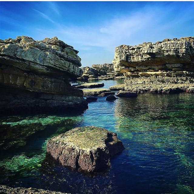 Batroun  kfarabida  rocks  mediterranean  sea  mediterraneansea ... (Kfarabida Batroun)
