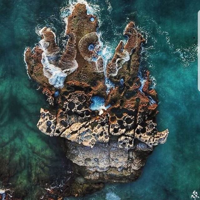  batroun  kfarabida  sea  rocks   mediterraneansea  batrounbeach ... (Kfar Abida)