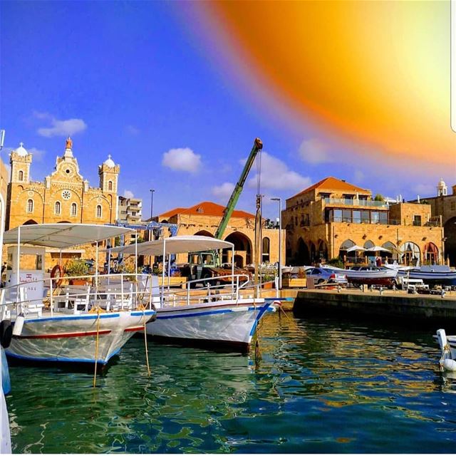  batroun  mina  marina  boat  church  sea  mediterraneansea  batrounbeach ... (Batroûn)