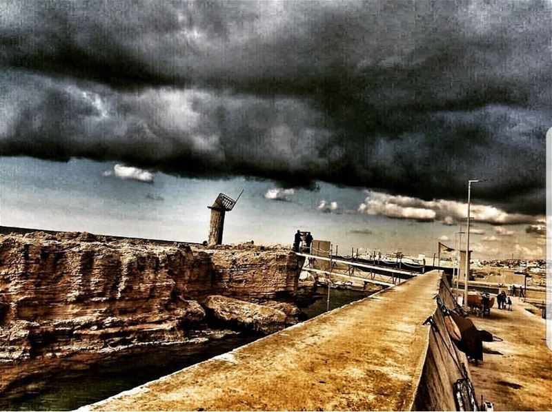 Batroun  phoenician  wall  sea  mediterraneansea  batrounbeach ... (Phoenicien Wall)