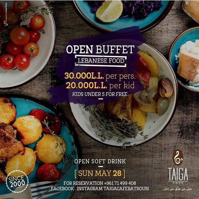  batroun  restaurants @taigacafebatroun  taiga  cafe  sunday  buffet ... (Taiga Cafe - Batroun)